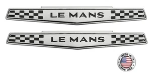 Lemans Door Panel Emblem Set For 1965 Pontiac LeMans Models Made in the USA - Picture 1 of 6
