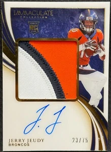 2020 Immaculate Collection Jerry Jeudy Rookie Patch Autograph /75 - Picture 1 of 2
