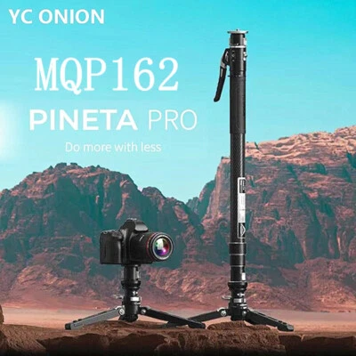 YC Onion MQP162 Pineta Pro Outdoor Carbon Fiber Monopod Pedal Base Fluid Head  - Image 1 of 4
