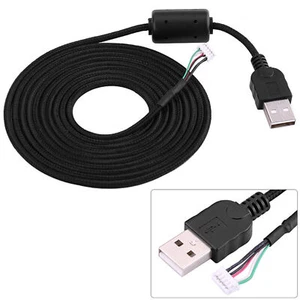 2M Replacement USB Cable Braided Line Wire For Logitech G5 G500 G500S Mouse Mice - Picture 1 of 10