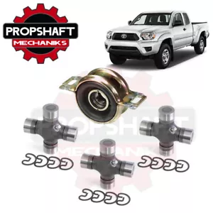 Center Bearing & Three x 5-213X Universal Joints for 2005-2015 Toyota Tacoma 4WD - Foto 1 di 2
