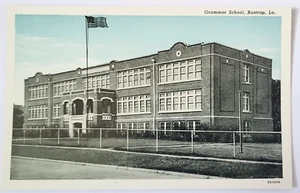 Vintage 1930 BASTROP LA PC Gymnasium BLUE SKY Teich Archives MINT - Bild 1 von 2