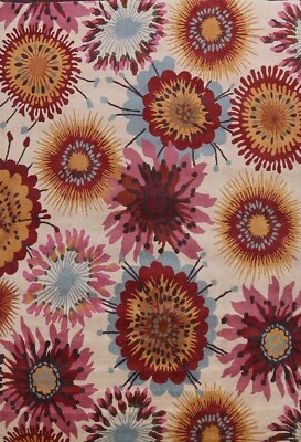 IVORY Transitional Floral Oriental Area Rug Hand-tufted Wool Large Carpet 10x13 - Image 1 of 4