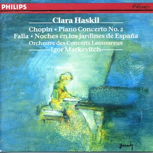 HASKIL CHOPIN Piano Cto N°2 FALLA Noches en los jardines MARKEVITCH [CD] NM++ - Imagen 1 de 3