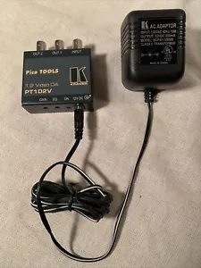 Kramer Pico Tools PT102V 1:2 DA.1 in 2 out Video Distribution Amplifier. Powered - Picture 1 of 7
