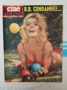 CINEMONDE N°1598 23/03/65 PERSCHY BARDOT VADIM BERGMAN SAVAL DAUMIER DARC SCHELL - Picture 1 of 12