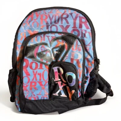 Mochila Escolar Roxy Niñas Juniors Noble Trek Multicolor Azul Rosa Púrpura Logo Foto 1 de 4