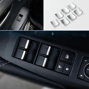 For Lexus NX200t 300h 2015-2021 Silver ABS Window Lift Panel Switch Button Trim - Picture 1 of 9