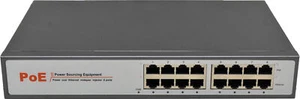 FS PI250A-8 8-Port RJ-45 GE PoE Injector Output 52V 4.8A 30W/Port 250W Total - Picture 1 of 5