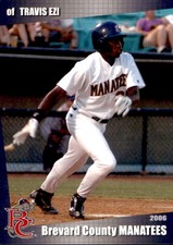 2006 Brevard County Manatees Grandstand #18 Travis Ezi Baltimore Maryland Card
