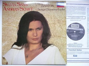 SYVLIA SASS SINGS LISZT & BARTOK SONGS WITH ANDRAS SCHIFF DECCA 6964 - Picture 1 of 3