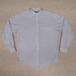 Camicia abito Freccia blu a righe fascia colletto antirughe 15 1/2 nonno - Foto 1 di 16