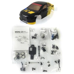 Lancer EVO Body Shell Car Chassis KIT For 1/28 AWD RC Model MINID Racing Drift - Picture 1 of 4