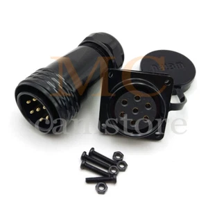 WEIPU SA28 7Pin Panel Mount Aviation Connector,Waterproof Wire Cable Connector - Picture 1 of 7