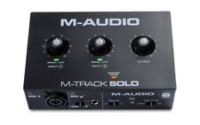 M-audio M-track Solo Scheda Interfaccia Audio Usb 2 In 2 Out Combo Pc Mac Dj New