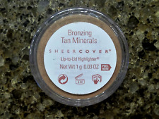 Sheer Cover BRONZING TAN MINERALS Lip-to-Lid HIGHLIGHTER 1g New & FACTORY SEALED