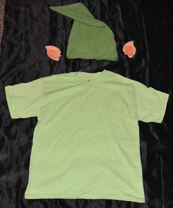 Enlace de Zelda Shirt Ears & Hat Halloween Costume Kids Boys Size: 10-12 L Youth - Imagen 1 de 3