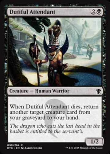 Dragons of Tarkir - Dutiful Attendant - Foil - Image 1 of 1