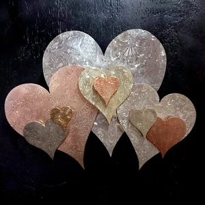 Large Wall Art Heart Cloud #1580 25th Anniversary Valentine's Day Christmas Gift - Picture 1 of 11