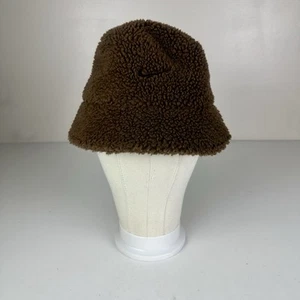Nike Youth Size S/M Bucket Hat Wool Brown - Picture 1 of 3