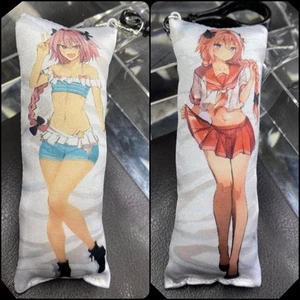 Handmade Femboy Astolfo Fate Anime Dakimakura Body Pillow Plush Keychain New - Picture 1 of 9
