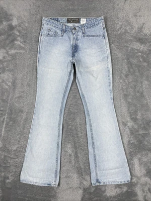 Pantalones de mezclilla Silvertab Levis Jeans Juniors 1M azul claro acampanados algodón vintage Y2K Foto 1 de 4