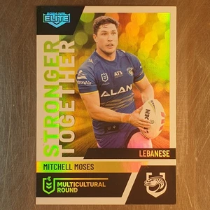 2024 NRL Elite Multicultural Round Mitchell Moses MC 21/34 Parramatta Eels - Picture 1 of 2
