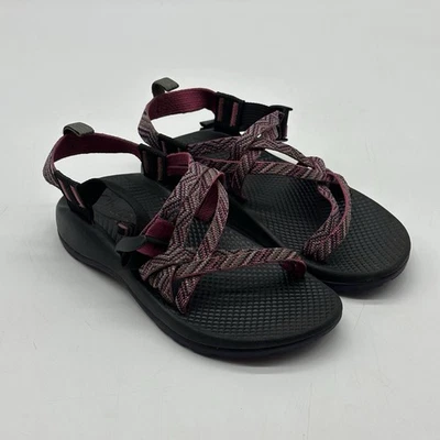 Сандалии Chaco ZX/1 Ecotread розовые плетеные с ремешками водонепроницаемые сандалии детский размер 3 - Изображение 1 из 4