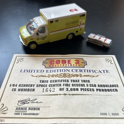 Code 3 Kennedy Space Ctr. Ford E-350 Ambulance 2 (12061) - Image 1 of 4