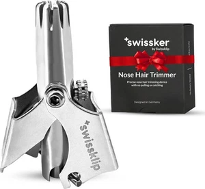 Swissklip Human Power Nasenhaartrimmer für Herren | Manueller Nasenhaartrimmer für W - Bild 1 von 8