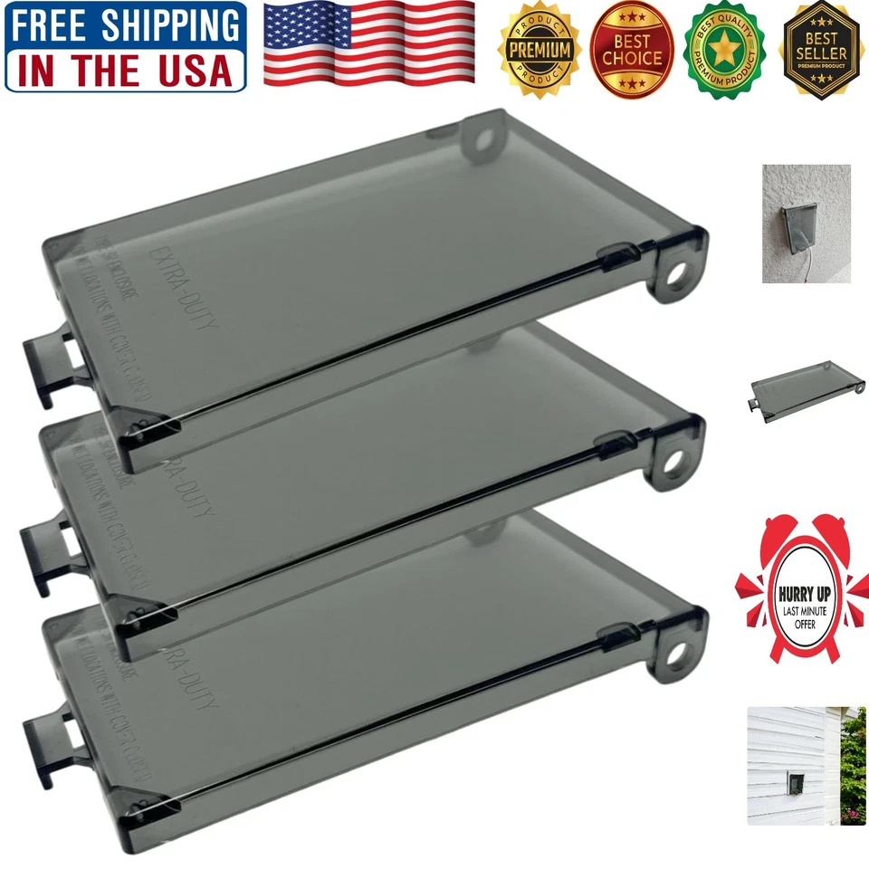 iMBAPrice (3-Pack) DBVC-1 Extra Duty Replacement In-Use Cover for Arlington DBVR