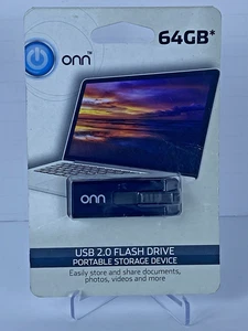 onn. Unidad Flash USB 2.0 para Tabletas y Computadoras, Capacidad 64 GB - Imagen 1 de 3