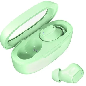True Wireless Bluetooth Earbuds Sweat Resistant, 3 EQ Sound Settings Teal - Picture 1 of 7