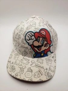 Super Mario Bros Hat Snapback Ball Cap 2015 Nintendo Large Youth - Picture 1 of 4