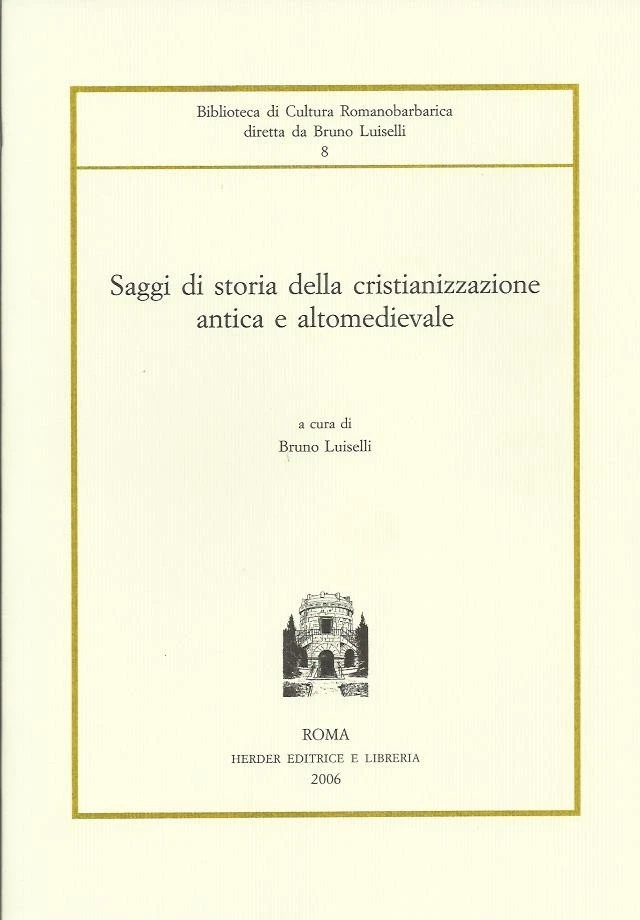 STORIA - Saggi di storia della cristianizzazione antica e altomedievale - Immagine 1 di 1
