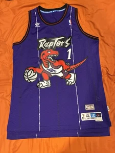 Tracy Mcgrady XL Toronto Raptors Adidas Hardwood Classics Jersey - Picture 1 of 4