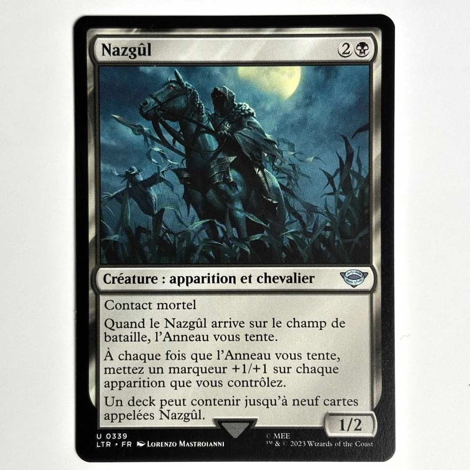 NAZGUL MTG LOTR - CARTE MAGIC THE GATHERING FR NEUF - Photo 1/1