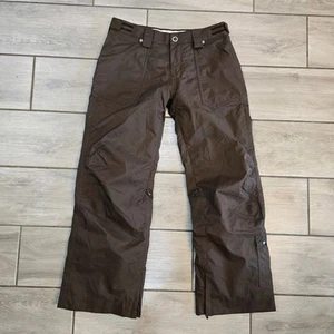 Vintage OAKLEY Damen mittelbraun Skihose Snowboardhose Baggy Fit - Bild 1 von 12