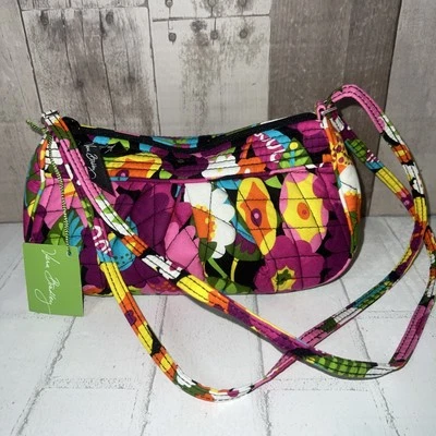 Vera Bradley Frankie Va Va Bloom 包,全新 10 英寸 X 5.5 英寸 — 第 1/4 张图片