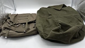 B614 Bundeswehr Rucksack + Seesack oliv vintage Set 60er Jahre - Bild 1 von 21