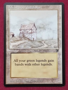 Magic The Gathering LEGENDS ADVENTURERS' GUILDHOUSE land card MTG - Picture 1 of 2