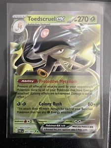 Toedscruel ex SV03: Obsidian Flames Pokémon #022/197 Double Rare NM+ - Picture 1 of 2