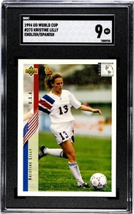 SGC 9 - 1994 UD World Cup #273 Kristine Lilly English/Spanish U.S.A. ROOKIE! MT! - Picture 1 of 3