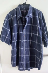 Roundtree And Yorke Mens Size XL Blue Casual Short Sleeve Shirt. NWOT. - Picture 1 of 7