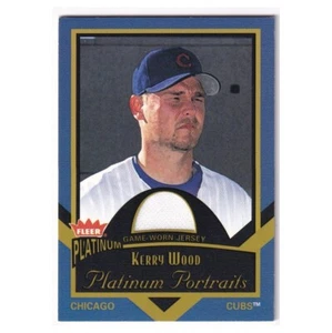 Kerry Wood 2003 Fleer Platinum Portraits Game Jersey Relic Chicago Cubs KW - Picture 1 of 3