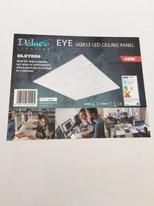 Panel de techo LED Deluce DLEYE66 OJO UGR13 40W - Imagen 1 de 5