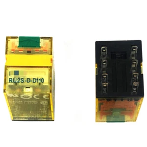 2Pcs RU2S-D-D110 110VDC Power Relay 8Pins 10A 250VAC - Picture 1 of 1