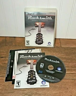 Rocksmith Sony PlayStation 2 2013 Learn To Play Guitar PS3 W Case & Manual - Image 1 of 4