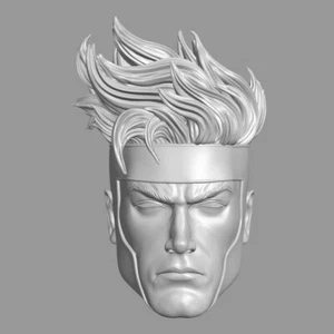 Cabezal personalizado regular Gambito v1 para figuras de acción Marvel Comics de 4" 6" 7" 12" - Imagen 1 de 1