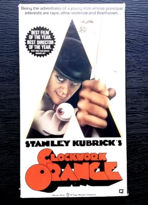 A CLOCKWORK ORANGE WARNER BROTHERS STANLEY KUBRICK 1991 EXCELLENT CONDITION  - Image 1 of 3